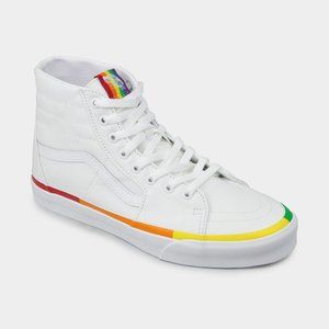 Vans Sk8-Hi Tapered Rainbow Foxing True White 10